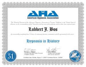 Certificate Hypnosis in History